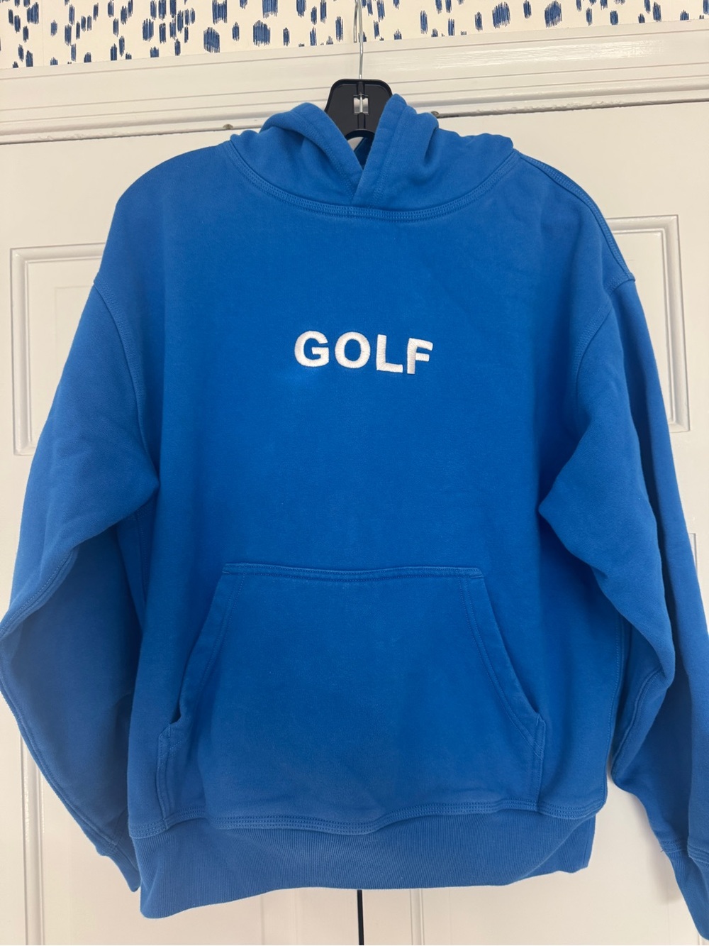 Golf Wang Blue Hoodie with Yellow Tag